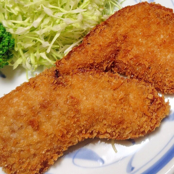 お肉に負けない まぐろのニンニクマヨカツ